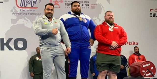 مدال نقره پاورلیفتینگ جهان بر گردن ورزشکار خوزستانی