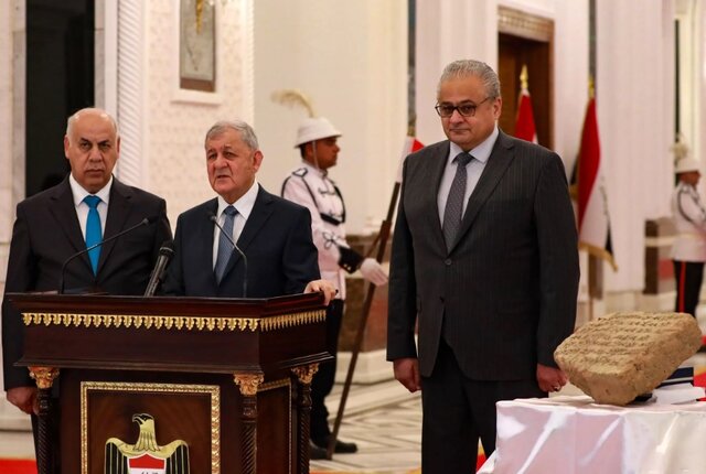 رونمایی از کتیبه سرقتشده عراق