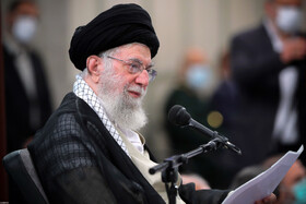 قرائت خطبه عقد خواهر شهید مجید قربانخانی از شهدای مدافع حرم توسط مقام معظم رهبری