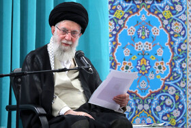 قرائت خطبه عقد خواهر شهید مجید قربانخانی از شهدای مدافع حرم توسط مقام معظم رهبری