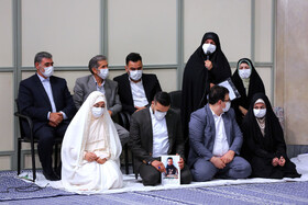 قرائت خطبه عقد خواهر شهید مجید قربانخانی از شهدای مدافع حرم توسط مقام معظم رهبری