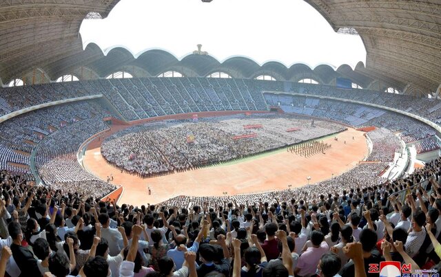 تظاهرات ضدآمریکایی در پیونگیانگ همزمان با سالگرد جنگ کره