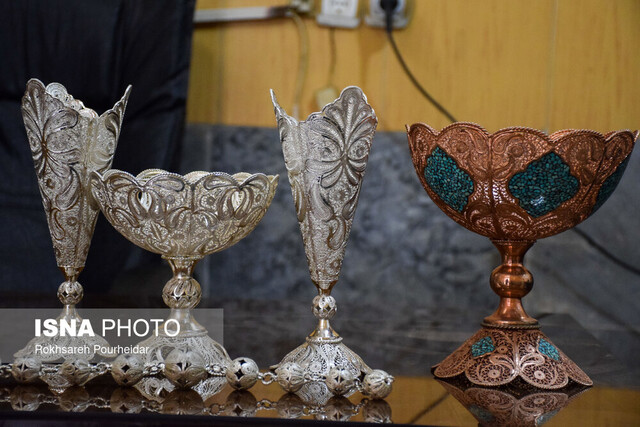 اصالت و ظرافت در هنر ملیلهکاری