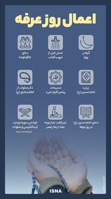 اینفوگرافیک / اعمال روز عرفه