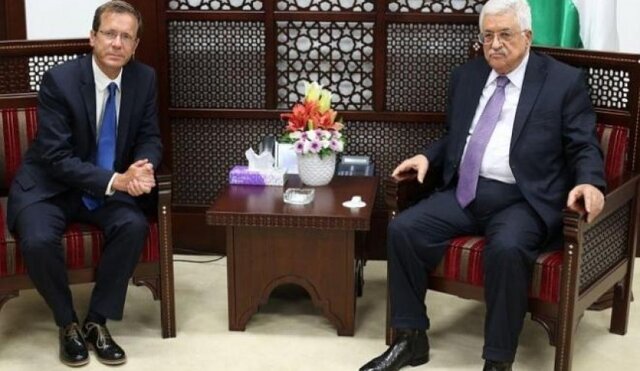 گفت‌وگوی تلفنی رئیس اسرائیل و محمود عباس