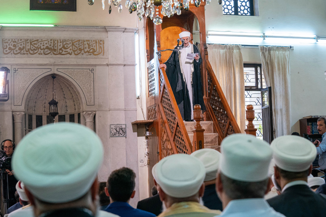 برگزاری نماز عید قربان در دمشق با حضور بشار اسد