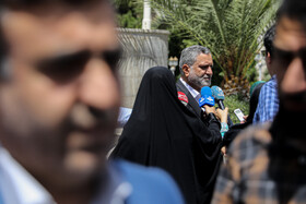 سید صولت مرتضوی، وزیر تعاون، كار و رفاه اجتماعي در حاشیه جلسه هیات دولت - ۷ تیر ۱۴۰۲