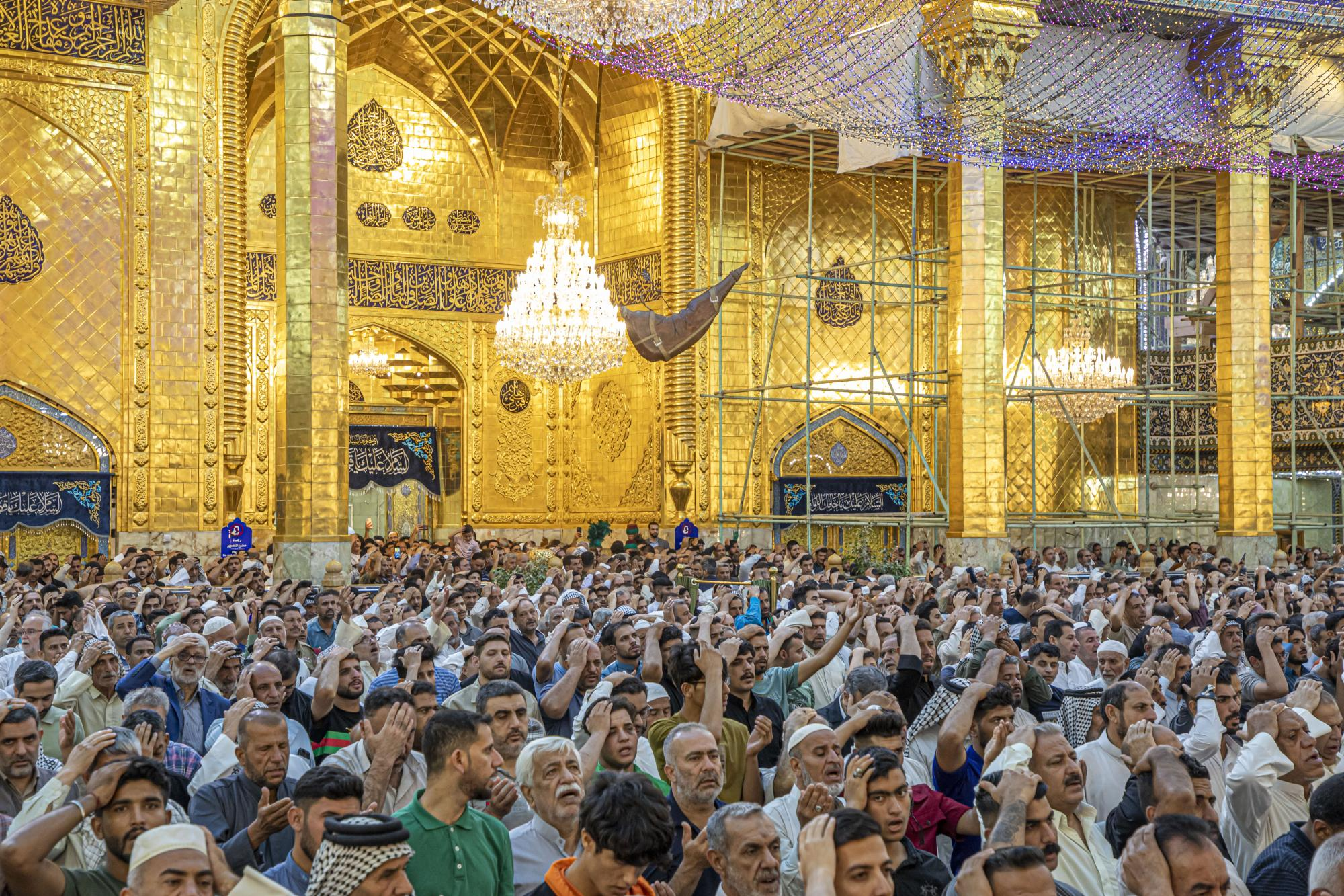 برگزاری نماز عید قربان در بین الحرمین+عکس