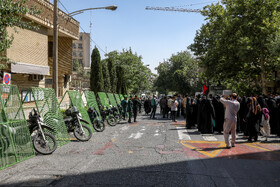 تجمع اعتراضی مقابل سفارت سوئد در تهران