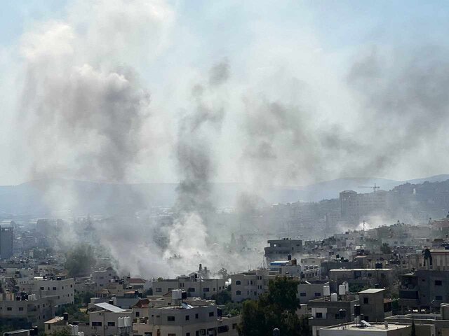 ۱۱ شهید و ده‌ها زخمی در حمله زمینی و هوایی اشغالگران به جنین و مقابله مقاومت