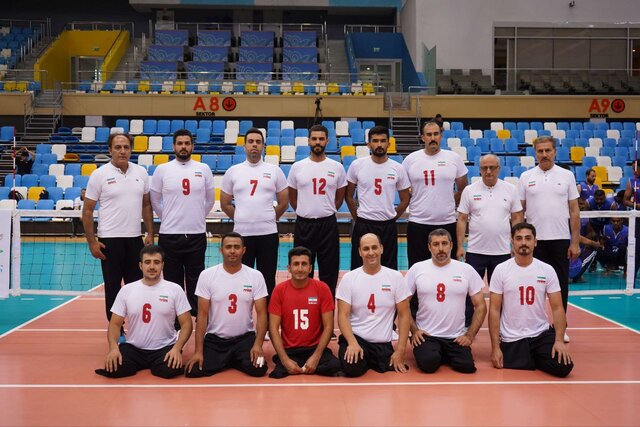  پیروزی مردان والیبال نشسته ایران برابر چین