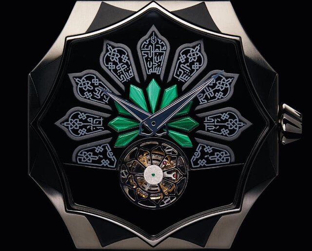 طرح اسلامی ساعت بنسلمان + عکس