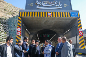 افتتاح مسیر رفت قطعه ۲ آزادراه تهران- شمال با حضور رییس جمهور