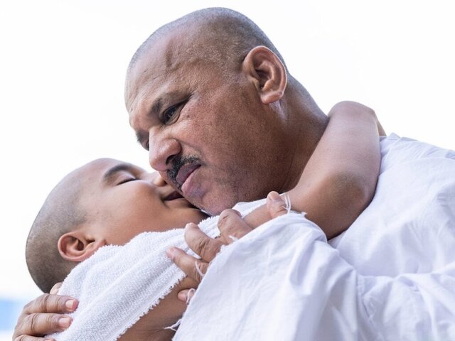 کودکان در حج + عکس