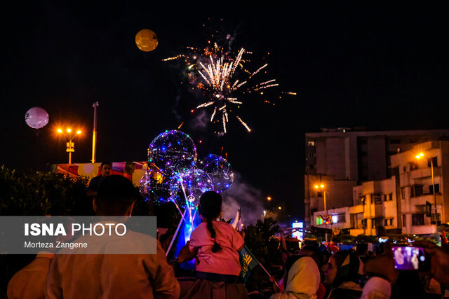 استقبال پرشور مردم تهران از مهمانی ۱۰ کیلومتری غدیر