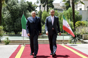 دیدار احمد عطاف، وزیر خارجه الجزایر با حسین امیر عبداللهیان