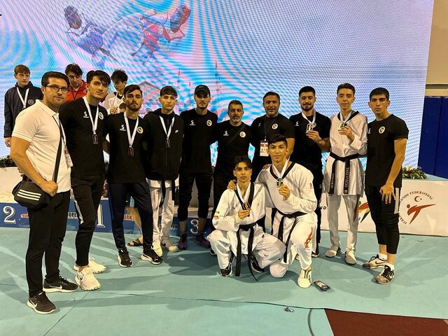 قهرمانی تکواندوی مردان ایران در تورنمنت ترکیه با ۷ مدال