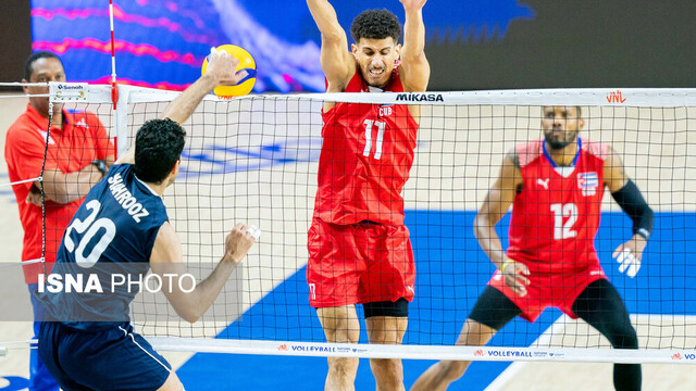 عکس آرشیوی است والیبال ایران به آرژانتین باخت اما صعود کرد