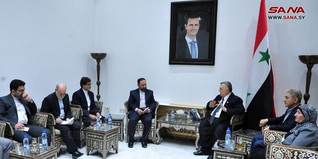 دیدار سفیر ایران با رئیس پارلمان سوریه دیدار سفیر ایران با رئیس پارلمان سوریه