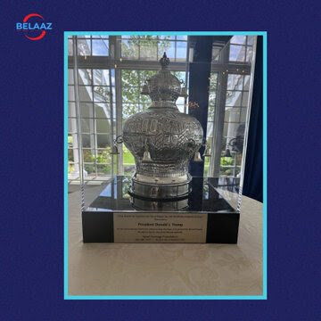 اهدای تاج نقره صهیونیستها به ترامپ