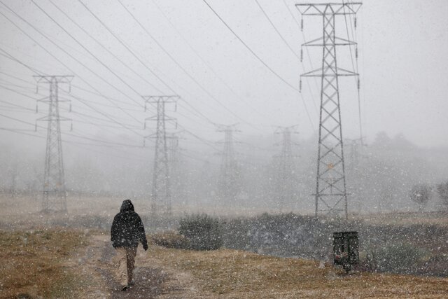 بارش کمسابقه برف در آفریقای جنوبی