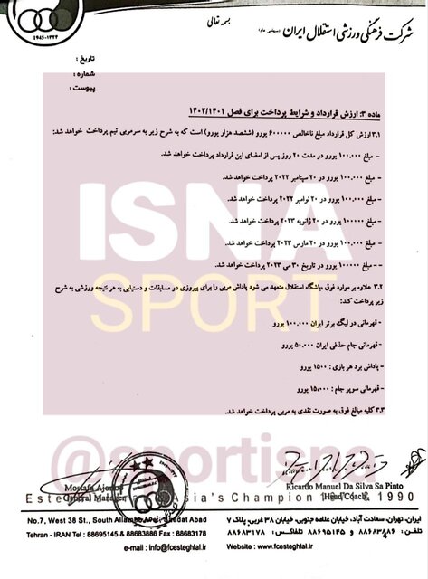 متن کامل قرارداد ساپینتو با استقلال + سند