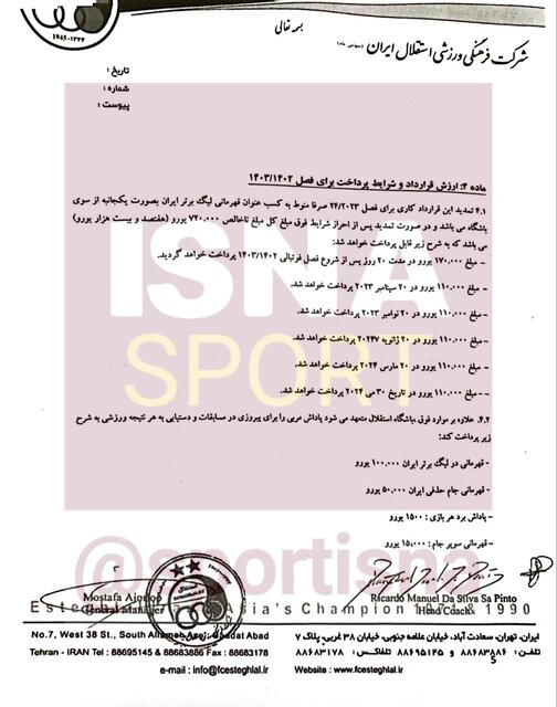 متن کامل قرارداد ساپینتو با استقلال + سند