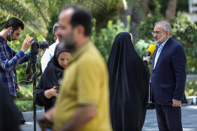 سید محمد حسینی، معاون پارلمانی رییس جمهور در حاشیه جلسه هیات دولت - ۲۱ تیر