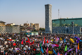 اجتماع بزرگ عفاف و حجاب در میدان امام حسین(ع)