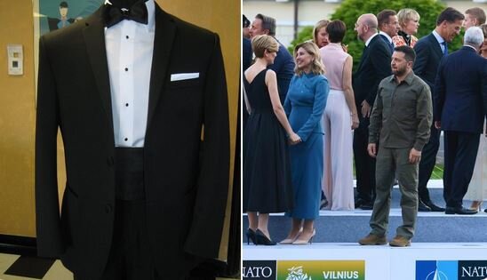 زلنسکی تنها و کلافه در نشست ناتو