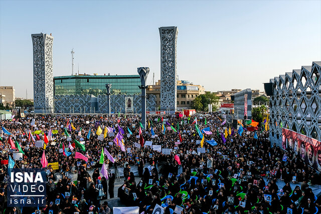 «اجتماع بزرگ عفاف و حجاب» در میدان امام حسین (ع)