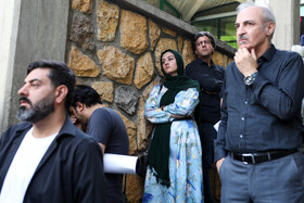 مراسم تشییع  پیکر احمدرضا احمدی از مقابل کانون پرورش فکری کودکان و نوجوانان - تهران