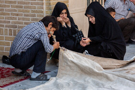 برپایی خیمه سیدالشهداء در صحن امامزاده موسی مبرقع(ع)