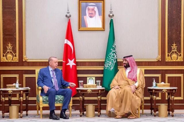 اردوغان با بن سلمان دیدار کرد/ قرارداد عربستان با ترکیه برای خرید پهپاد اردوغان با بن سلمان دیدار کرد/ قرارداد عربستان با ترکیه برای خرید پهپاد