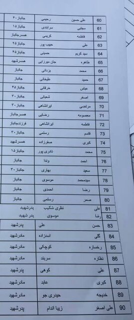 حمایت جمعی از خانوادههای شهدا و ایثارگران از اقدامات عدالتمحور دولت