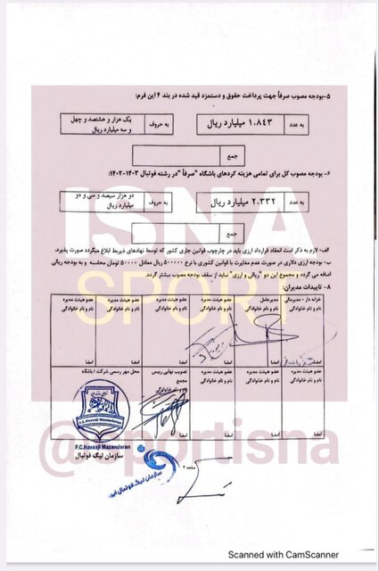 رقم دقیق بودجه نساجی مشخص شد + سند