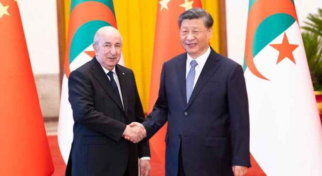 بیانیه مشترک چین و الجزایر پیرامون مساله فلسطین و بحران اوکراین