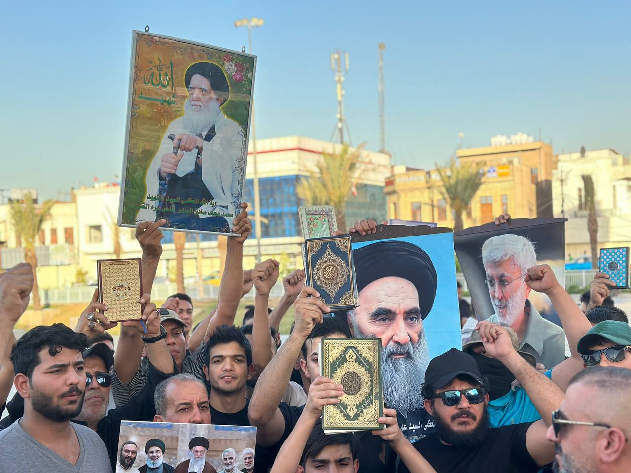 تجمع عراقیها در میدان التحریر در اعتراض به جسارت به قرآن کریم + فیلم