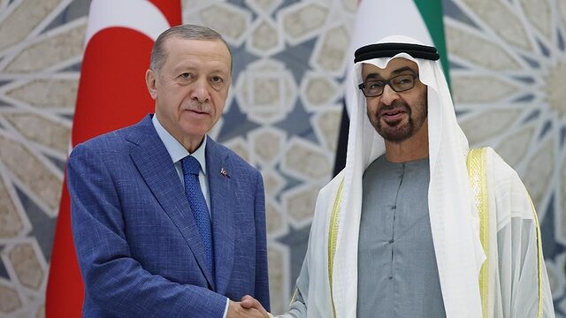اردوغان: روابطمان با امارات را تا سطح مشارکت استراتژیک ارتقا خواهیم داد اردوغان: روابطمان با امارات را تا سطح مشارکت استراتژیک ارتقا خواهیم داد