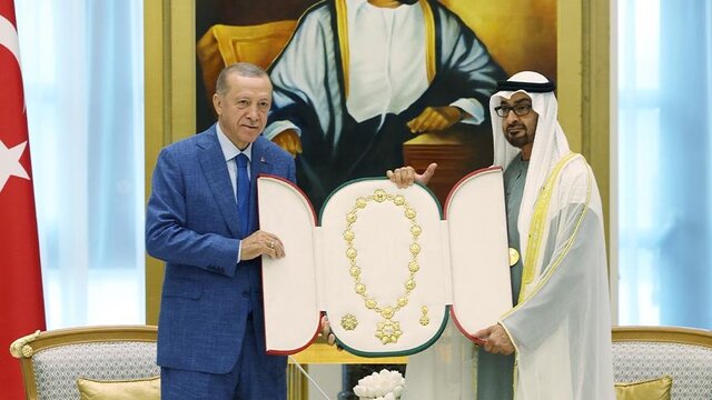 اردوغان: روابطمان با امارات را تا سطح مشارکت استراتژیک ارتقا خواهیم داد
