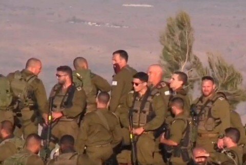 شکار پرسه‌زنی رئیس ستاد ارتش رژیم صهیونیستی در مرز توسط دوربین‌های حزب‌الله + فیلم