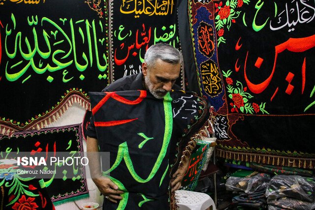 پرچم، مثل طلاست/ برکت اباعبدالله و اهلبیت (ع) در پرچمدوزی است