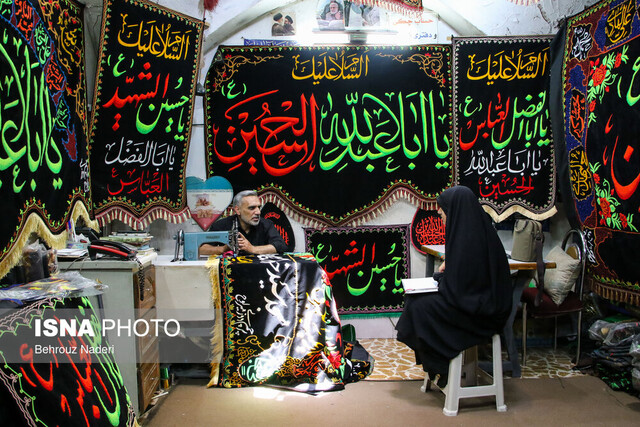 پرچم، مثل طلاست/ برکت اباعبدالله و اهلبیت (ع) در پرچمدوزی است