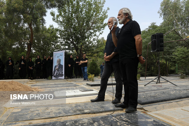 اظهارات شجاع نوری، منوچهر محمدی و شاهسواری در خاکسپاری ایرج تقیپور