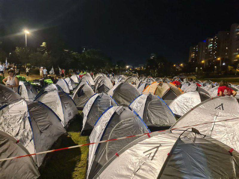 رژیم صهیونیستی در انتظار ساعاتی سرنوشتساز/ حضور نیم میلون معترض در اعتراضات سراسری