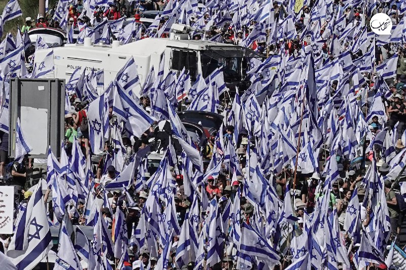 رژیم صهیونیستی در انتظار ساعاتی سرنوشتساز/ حضور نیم میلون معترض در اعتراضات سراسری