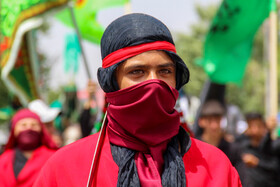 حرکت نمادین کاروان سید الشهدا(ع) در زنجان