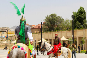حرکت نمادین کاروان سید الشهدا(ع) در زنجان