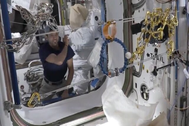 ویدئوی جالبی از مسابقه «دارت فضایی» در ایستگاه فضایی بین‌المللی