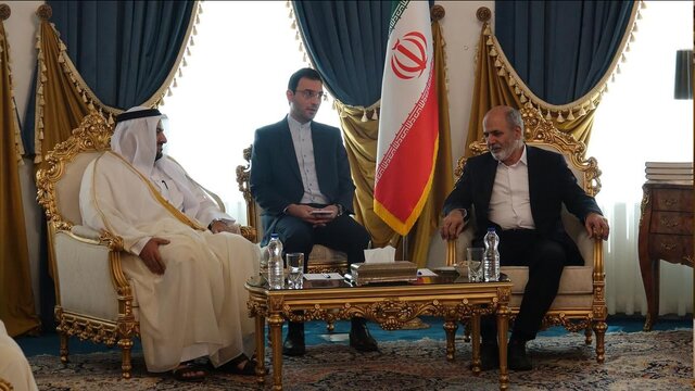پیام نخستوزیر قطر به دبیر شورای عالی امنیت ملی پیام نخستوزیر قطر به دبیر شورای عالی امنیت ملی